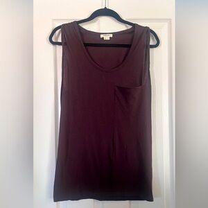 Helmut Lang Aubergine Pocket Tank Top Size P/Petite/XS